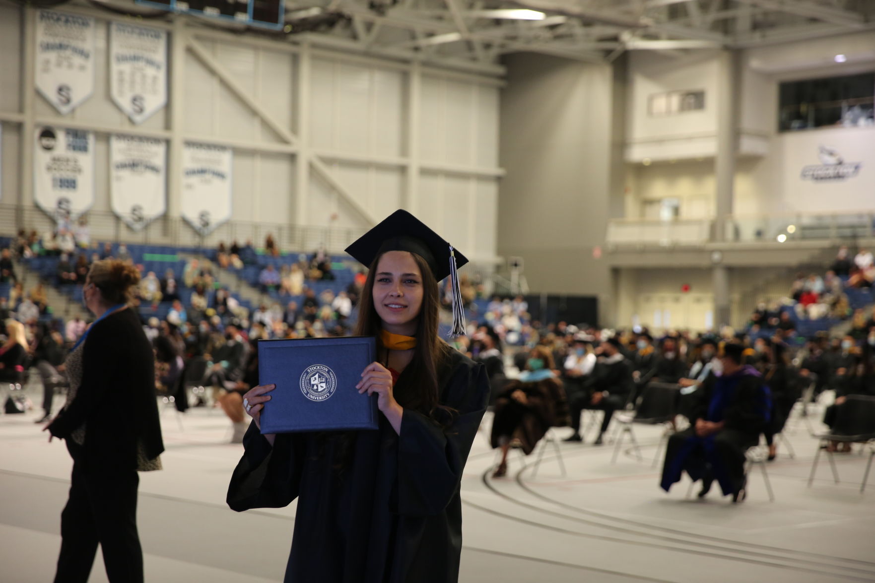 Stockton University commencement Tuesday, May 11, 2021 at the Galloway Township campus